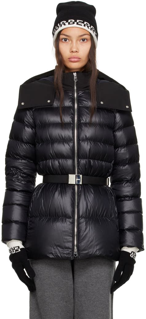 belted down puffer coat burberry